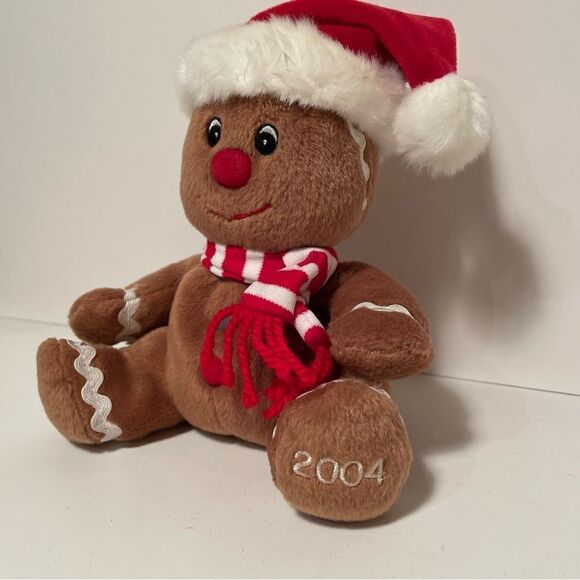 🎉 2/$15 Christmas Gingerbread Man 2004 7” Stuffie - Picture 4 of 4